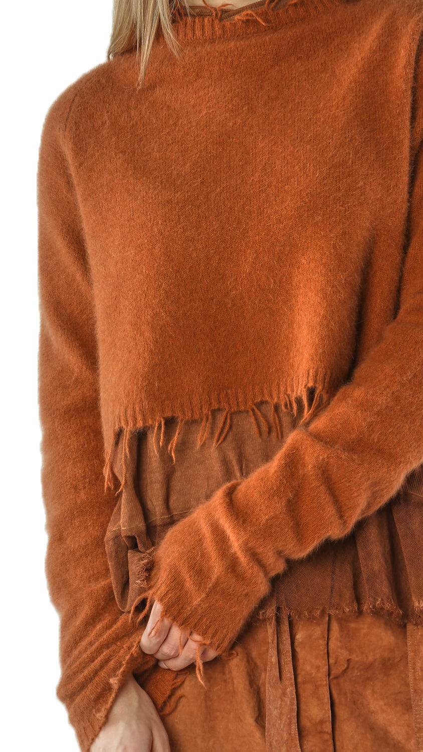 Rundholz Dip Pullover schwarz ! – Bild 3